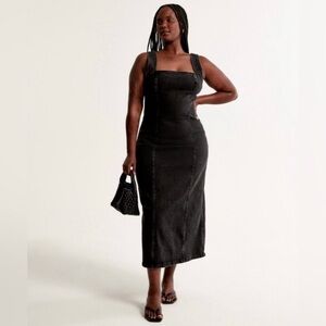 Abercrombie black Jean dress XSP